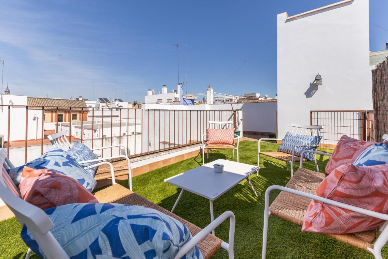 Tentudia Charming Apartments With Private Roof-Top Or Patio In San Bernardo By Ocityzen Sewilla Zewnętrze zdjęcie