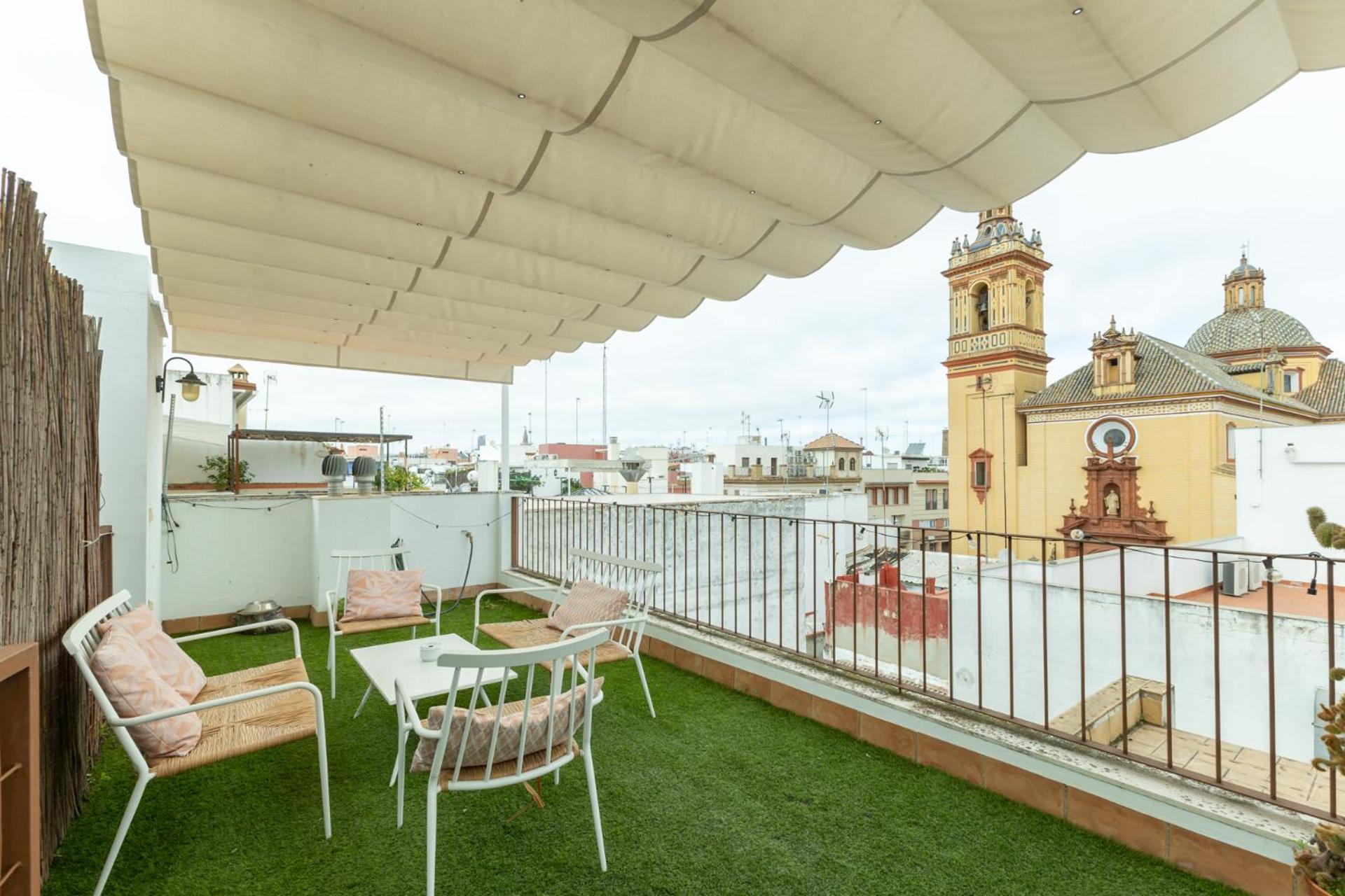 Tentudia Charming Apartments With Private Roof-Top Or Patio In San Bernardo By Ocityzen Sewilla Zewnętrze zdjęcie